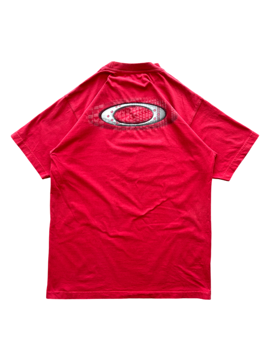 00'S OAKLEY RED ICON / SPELL OUT TEE
