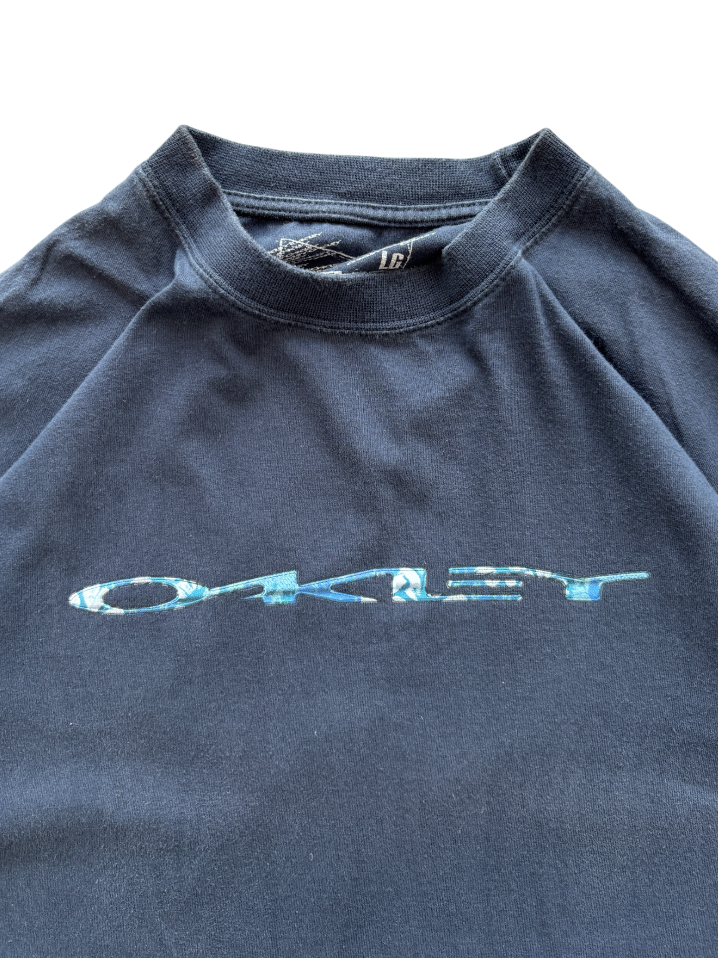 00'S OAKLEY BLUE ICON / SPELL OUT TEE