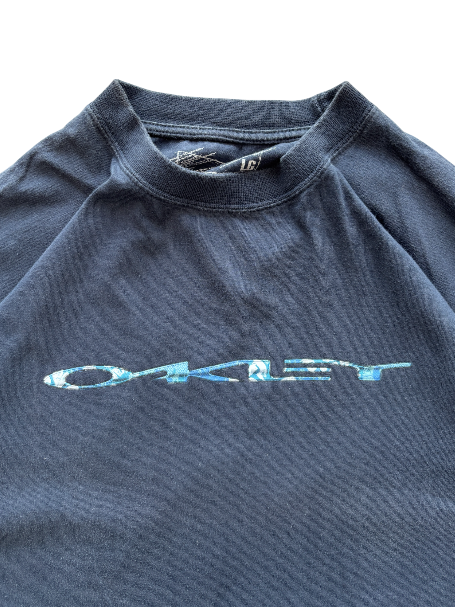 00'S OAKLEY BLUE ICON / SPELL OUT TEE