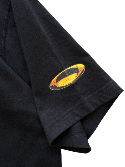 90'S OAKLEY SOFTWARE FLAME SPELL OUT TEE