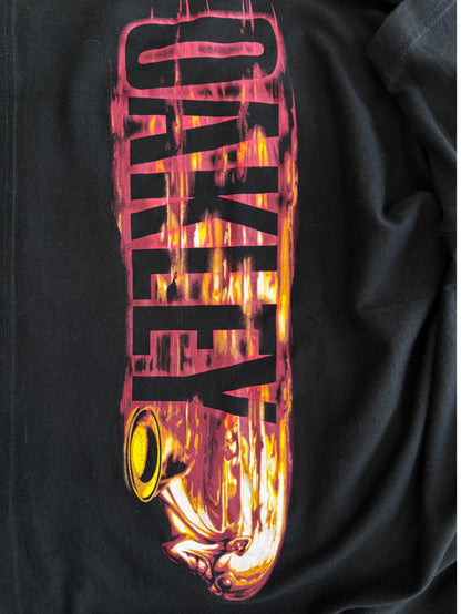 90'S OAKLEY SOFTWARE FLAME SPELL OUT TEE