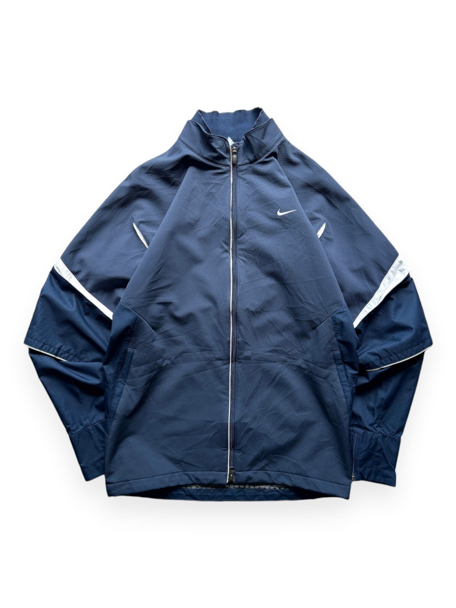 2000's Nike Navy Sphere React Articulated Jacket (S)