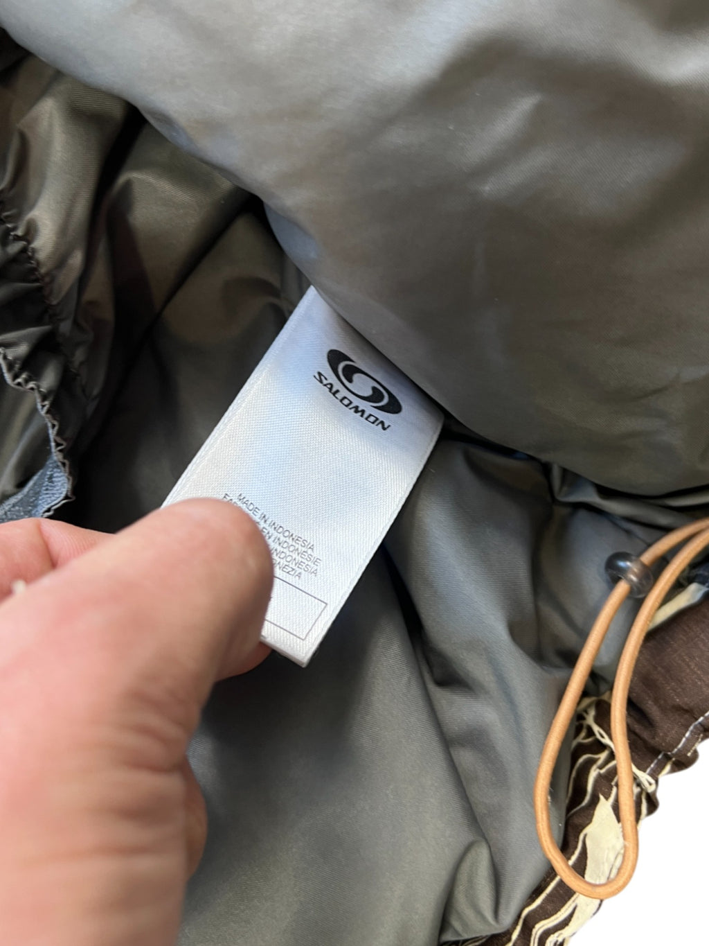 2007 SALOMON SNOW CAMO SKI JACKET