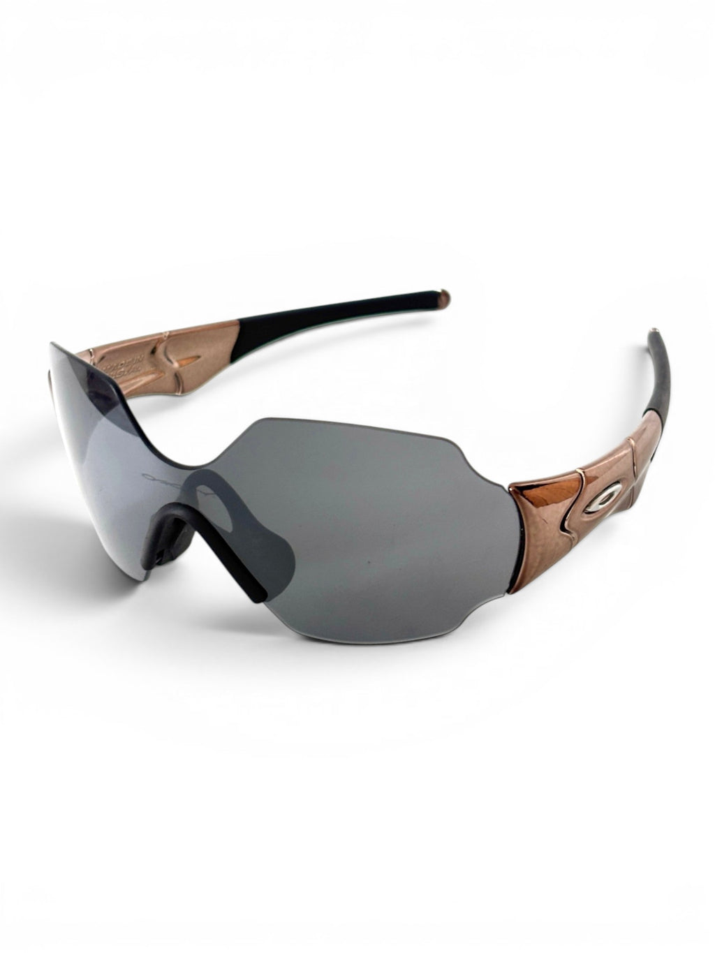 2004 Oakley Zero L Black Chrome / Black Iridium Sunglasses