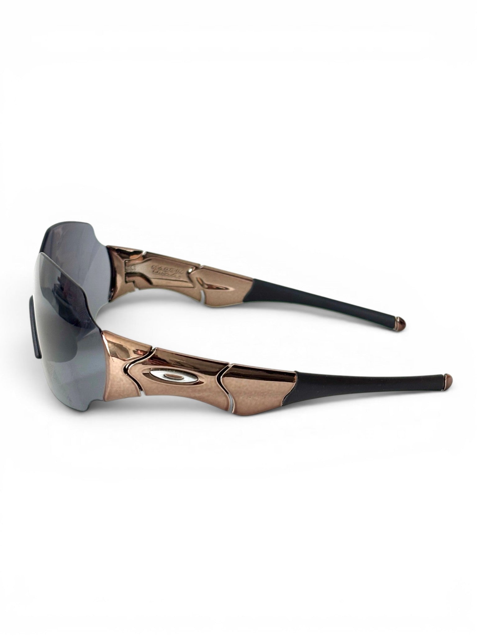 2004 Oakley Zero L Black Chrome / Black Iridium Sunglasses
