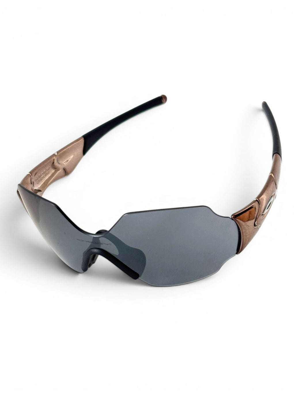 2004 Oakley Zero L Black Chrome / Black Iridium Sunglasses