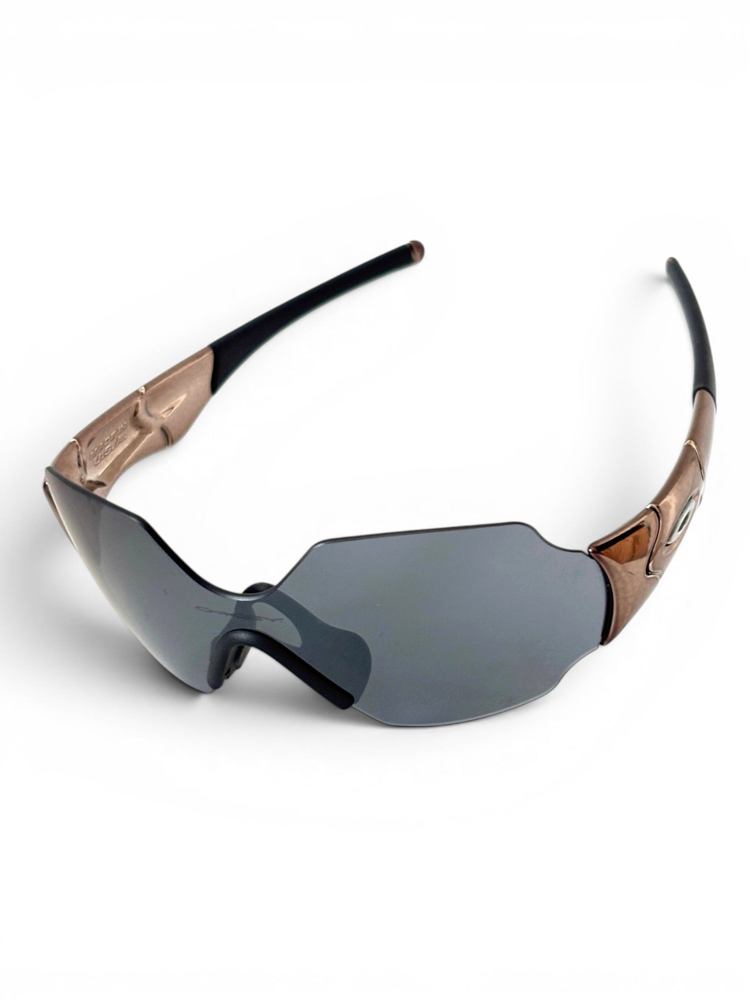 2004 Oakley Zero L Black Chrome / Black Iridium Sunglasses