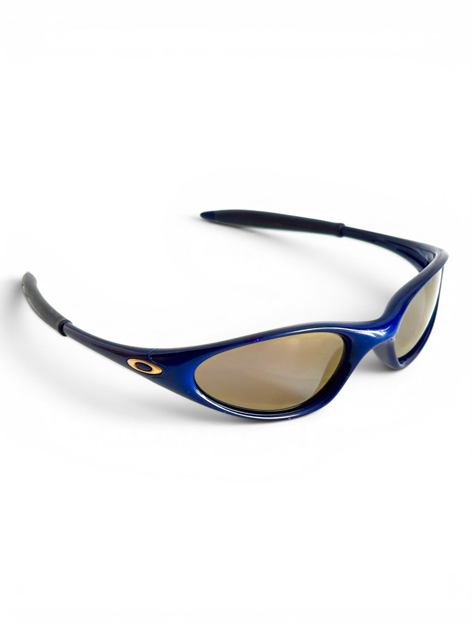 1999 Oakley Minute G2 Blue / Gold Iridium Sunglasses