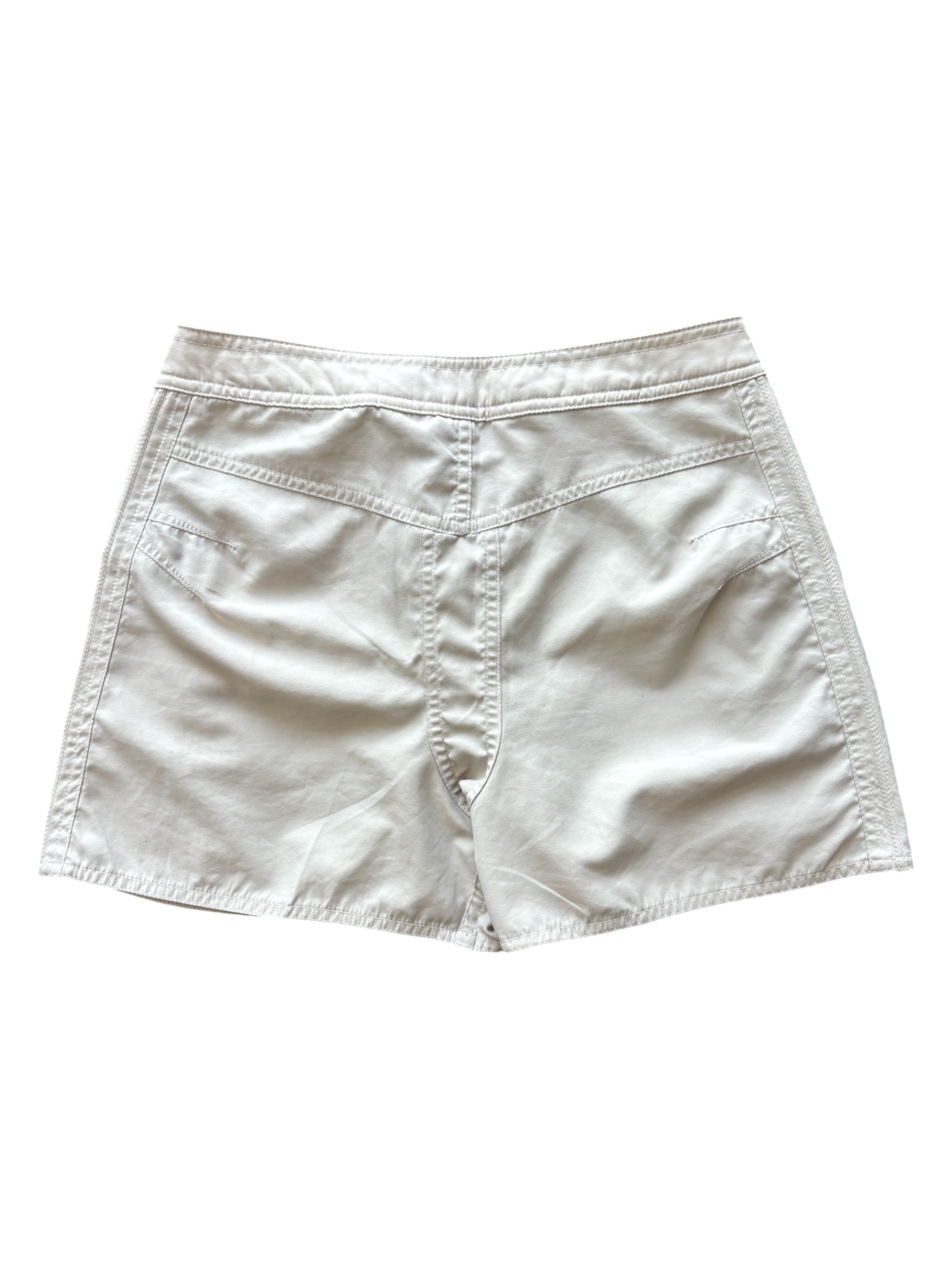 2000's Oakley Women's Cream Biker Shorts (S)