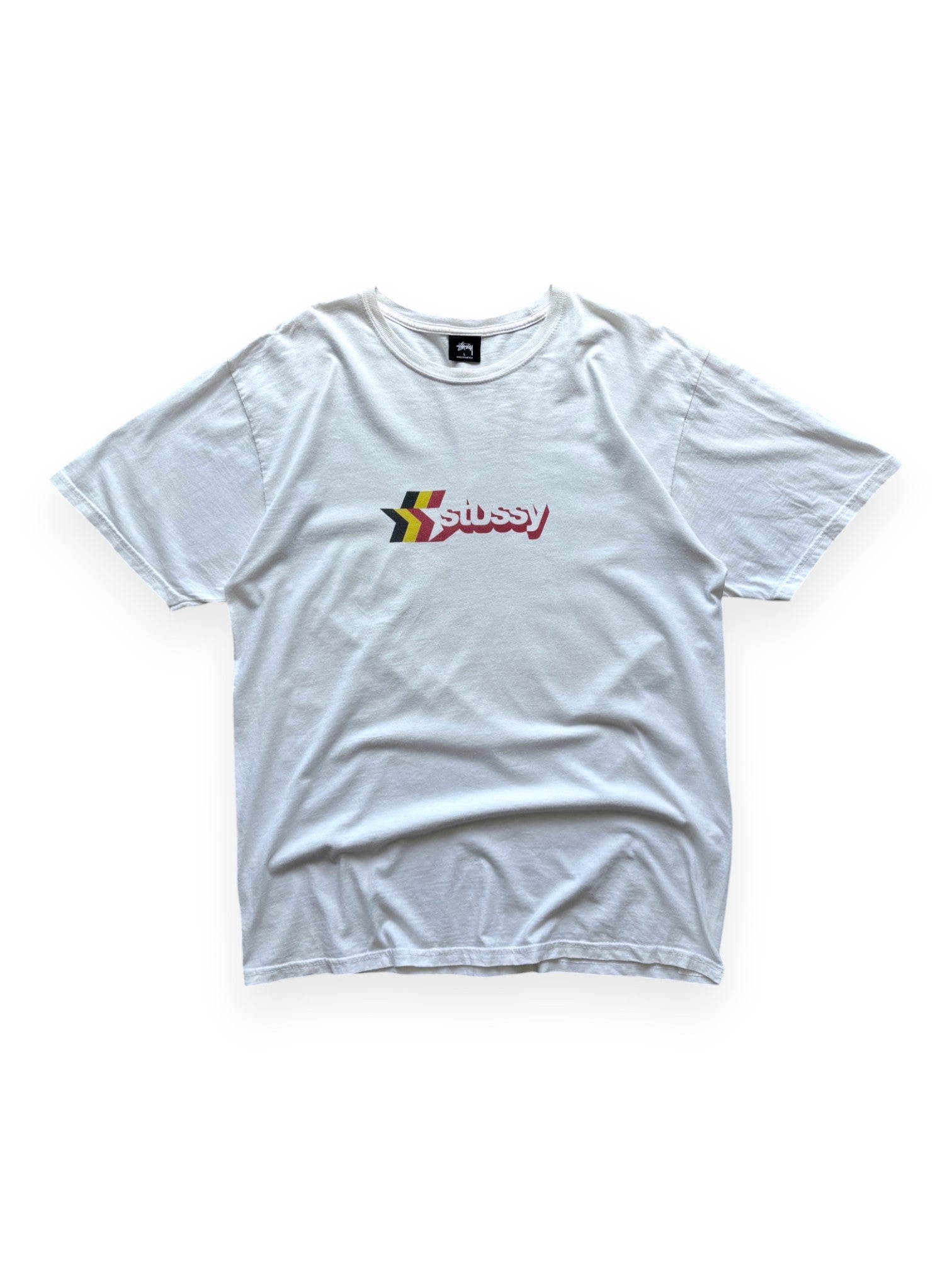 2019 Stüssy 3 Star White Tee (L)