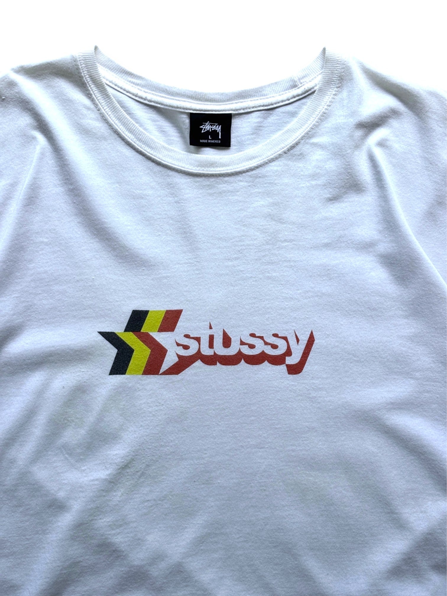 2019 Stüssy 3 Star White Tee (L)