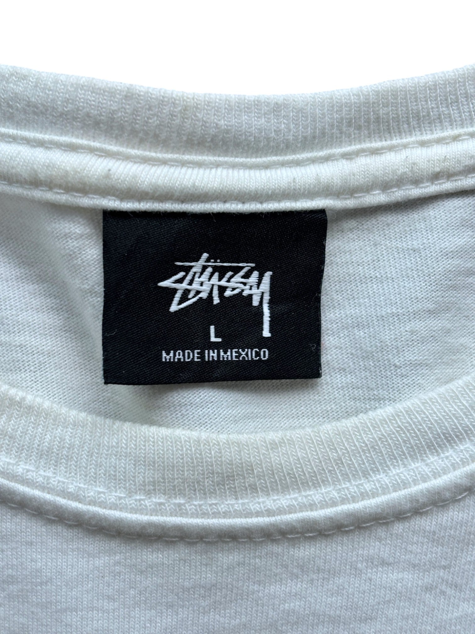 2019 Stüssy 3 Star White Tee (L)