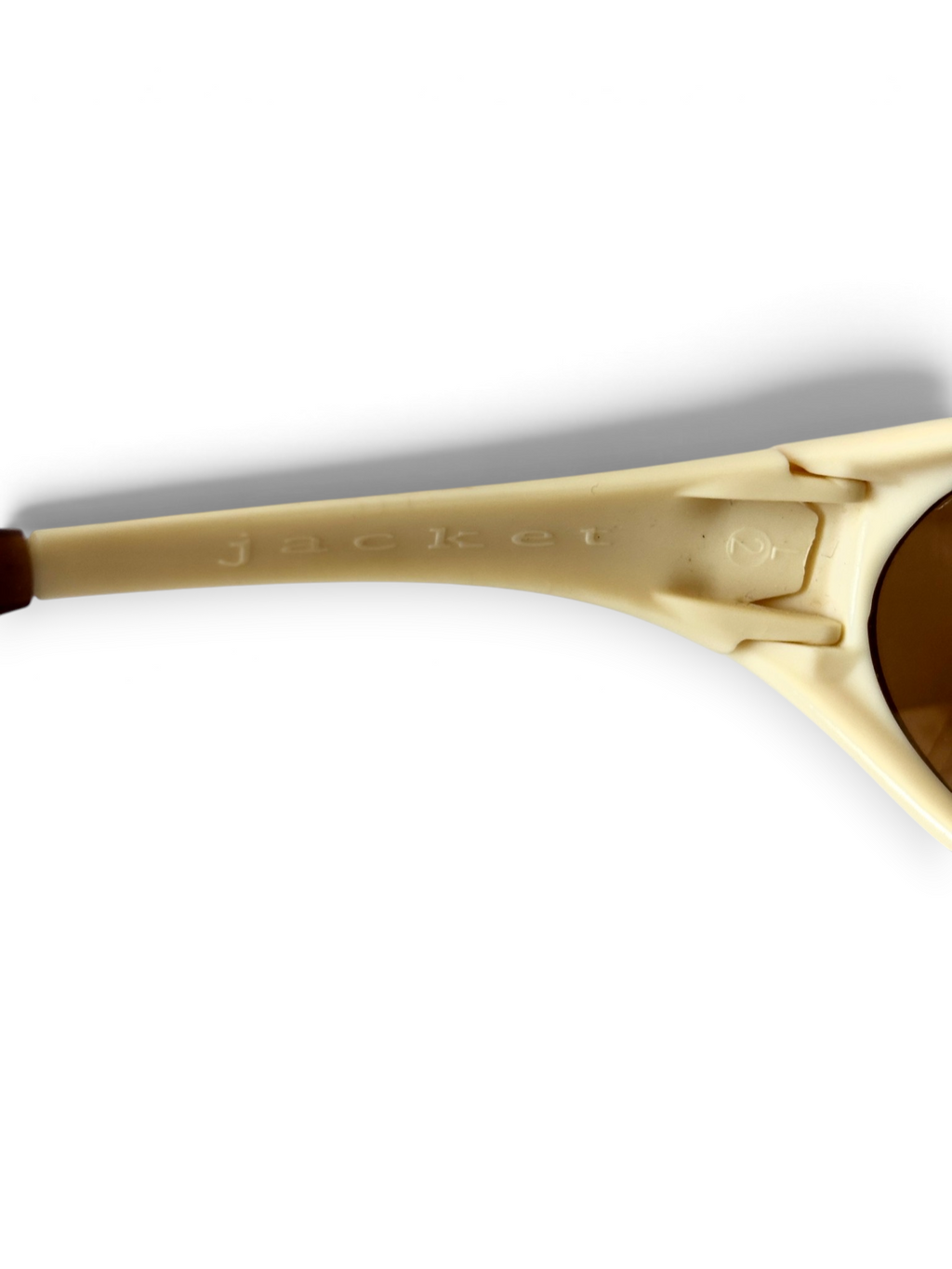 1997 Oakley Eye Jacket Ivory / Gold Iridium Sunglasses - view 11