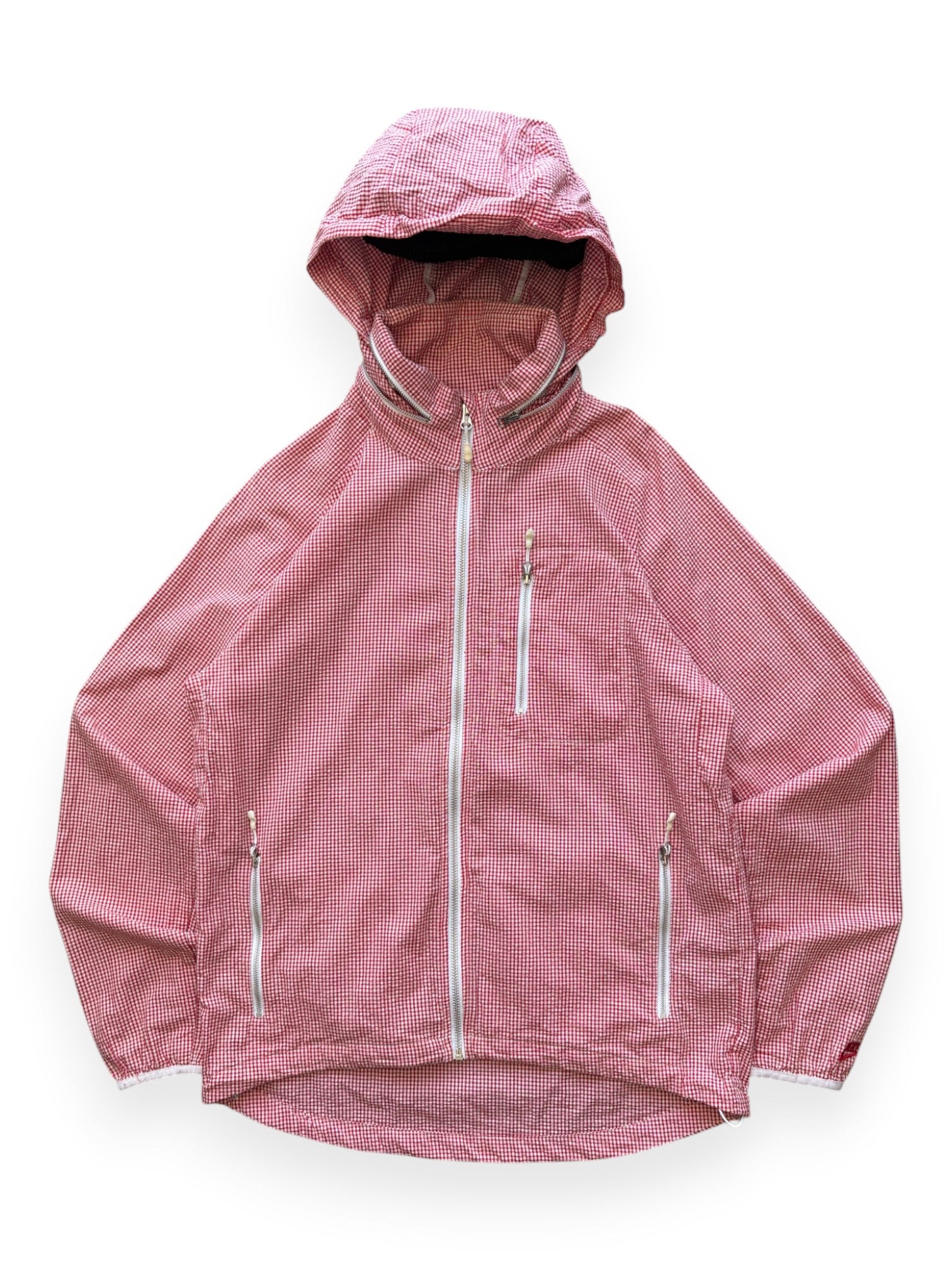 2000's Nike Micro Check Zip Shell Jacket (M)