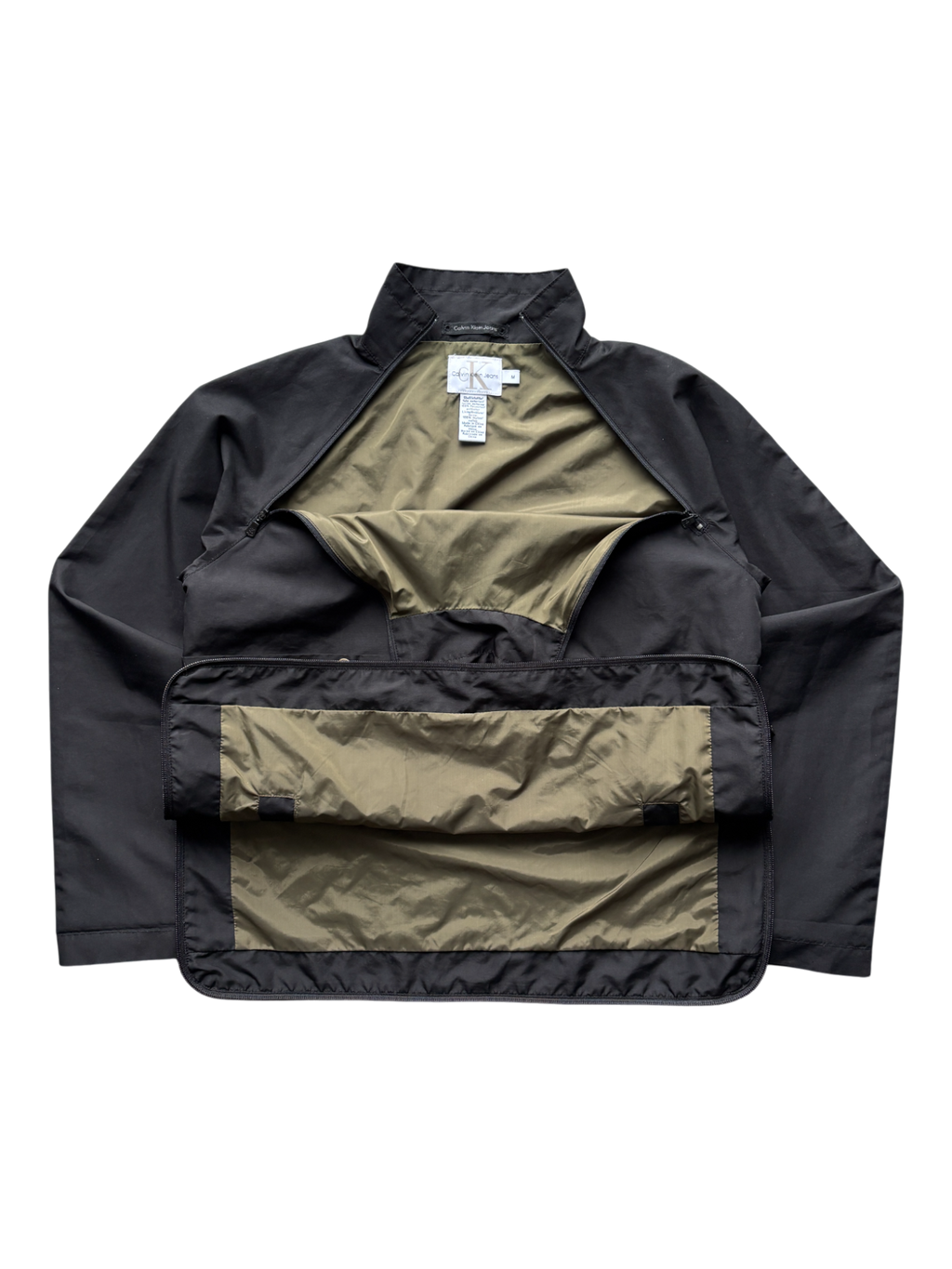 2000's Calvin Klein Dual Zip Convertible Jacket (S)