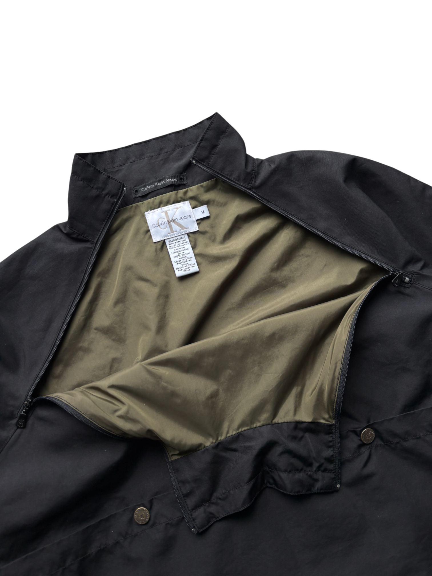 2000's Calvin Klein Dual Zip Convertible Jacket (S)