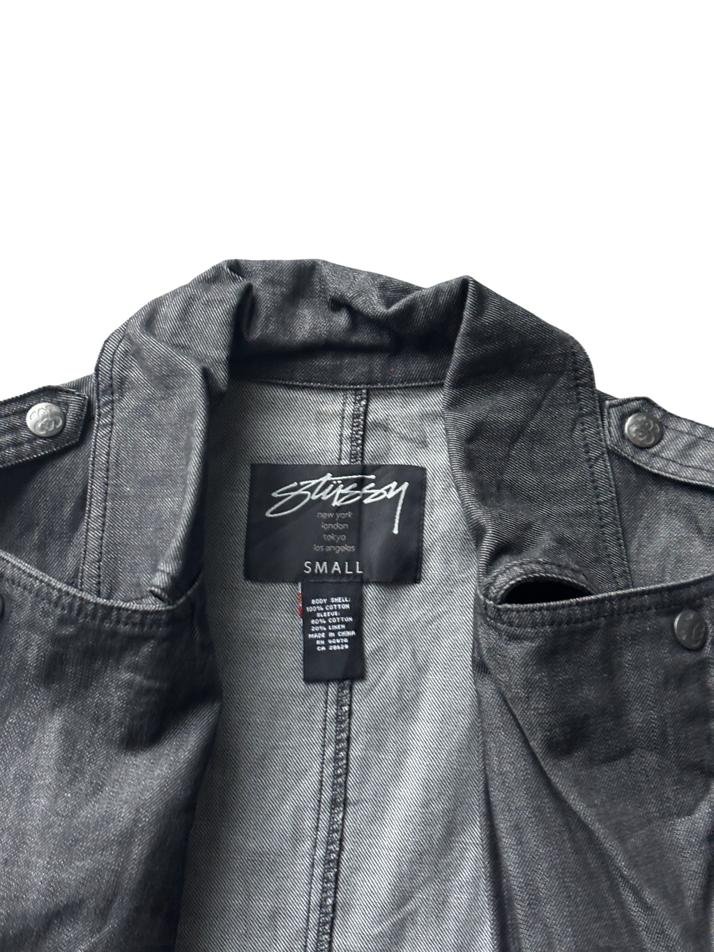 Early 2000's Stussy Women's Asymmetric Zipper Jacket (S)