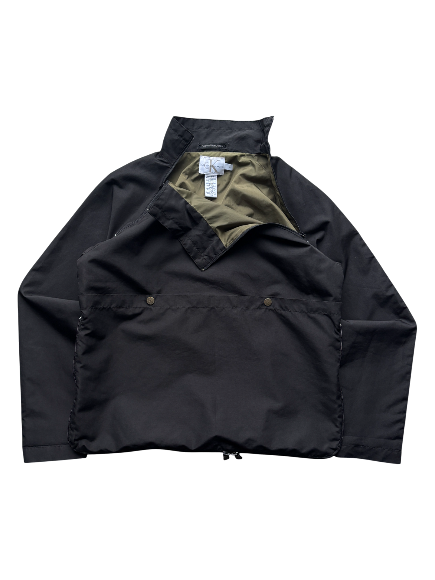 2000's Calvin Klein Dual Zip Convertible Jacket (S)