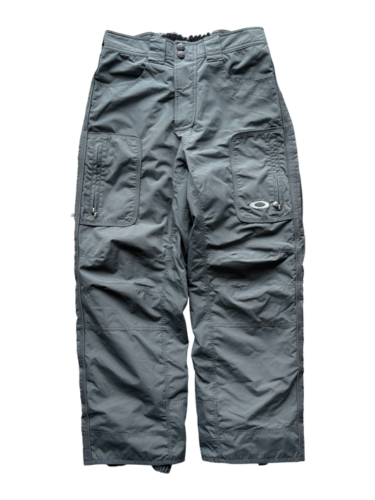 2000's Oakley Software Grey Ski Pants (M)