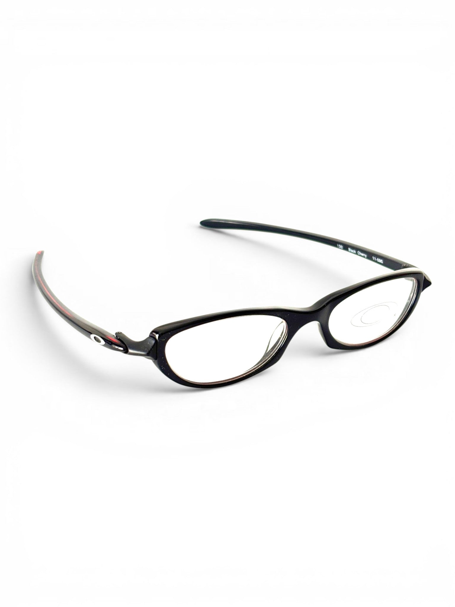 2007 Oakley Tangent Black Cherry / Clear Rx Glasses