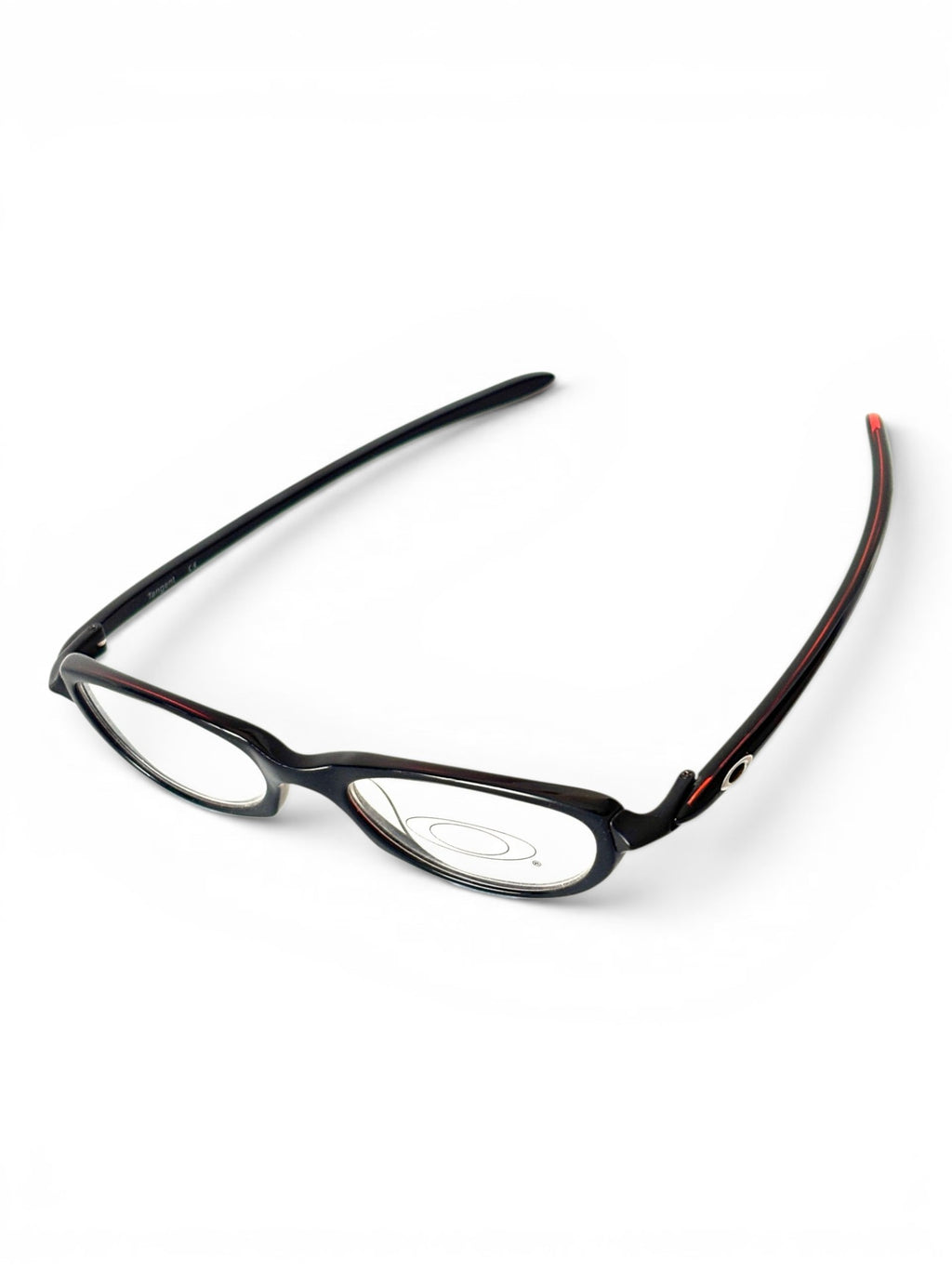 2007 Oakley Tangent Black Cherry / Clear Rx Glasses