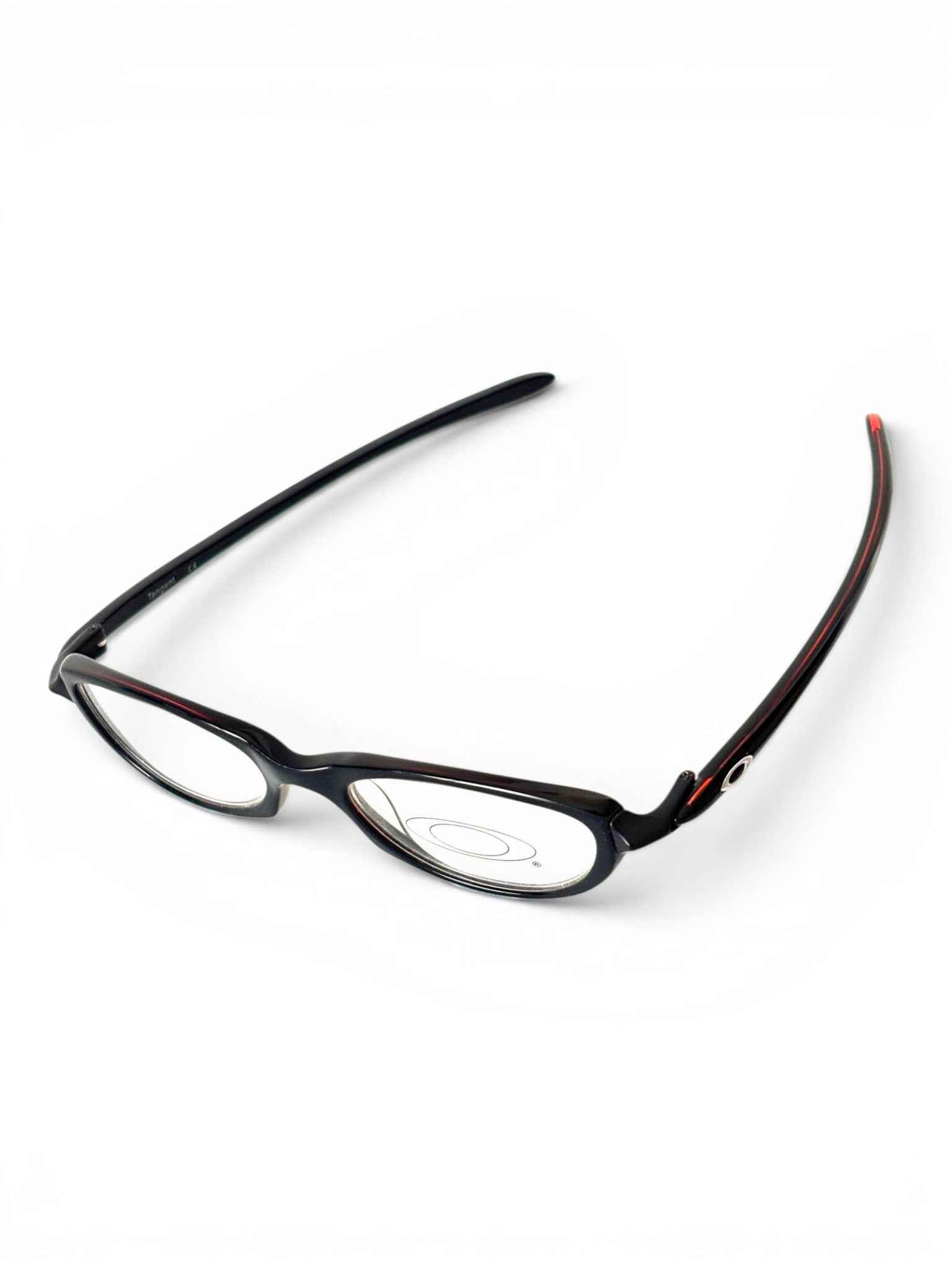 2007 Oakley Tangent Black Cherry / Clear Rx Glasses