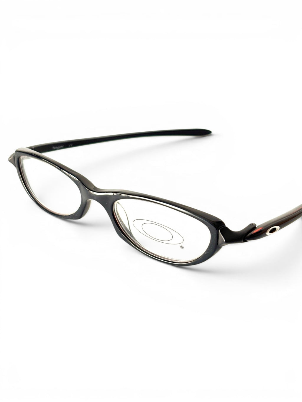2007 Oakley Tangent Black Cherry / Clear Rx Glasses