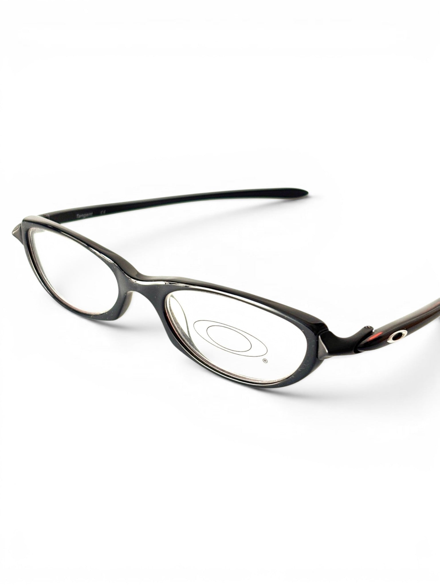 2007 Oakley Tangent Black Cherry / Clear Rx Glasses