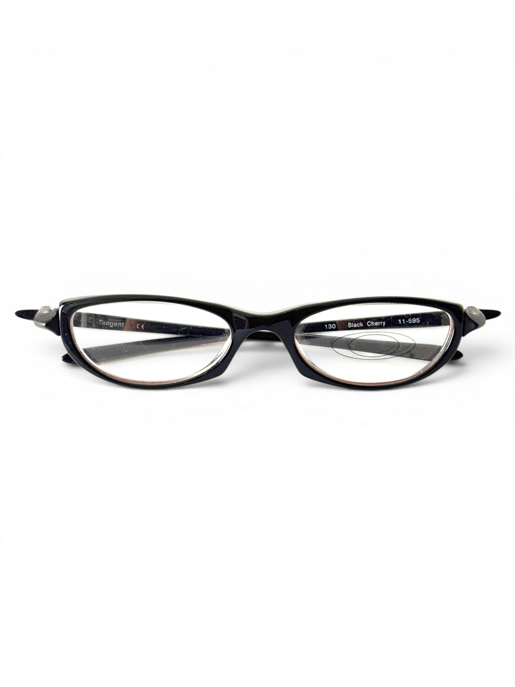 2007 Oakley Tangent Black Cherry / Clear Rx Glasses