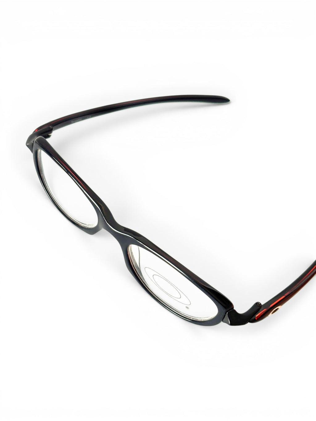 2007 Oakley Tangent Black Cherry / Clear Rx Glasses