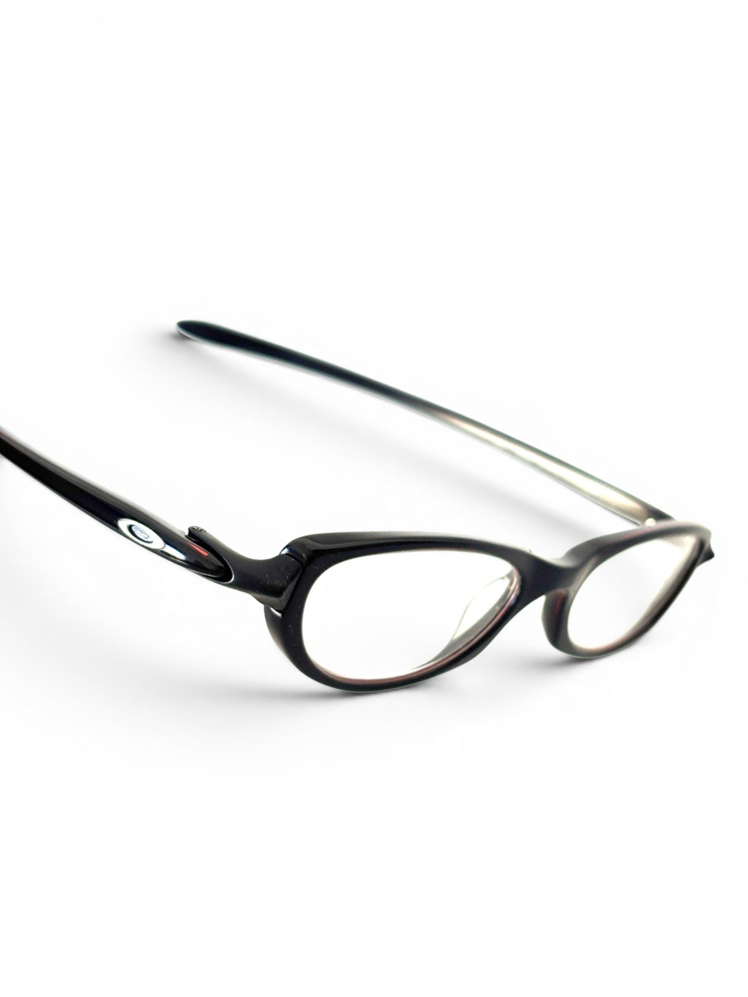 2007 Oakley Tangent Black Cherry / Clear Rx Glasses