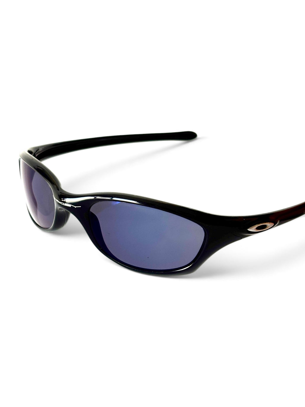 2001 Oakley Fives 2.0 Polished Black / Ice Iridium Sunglasses - view 6
