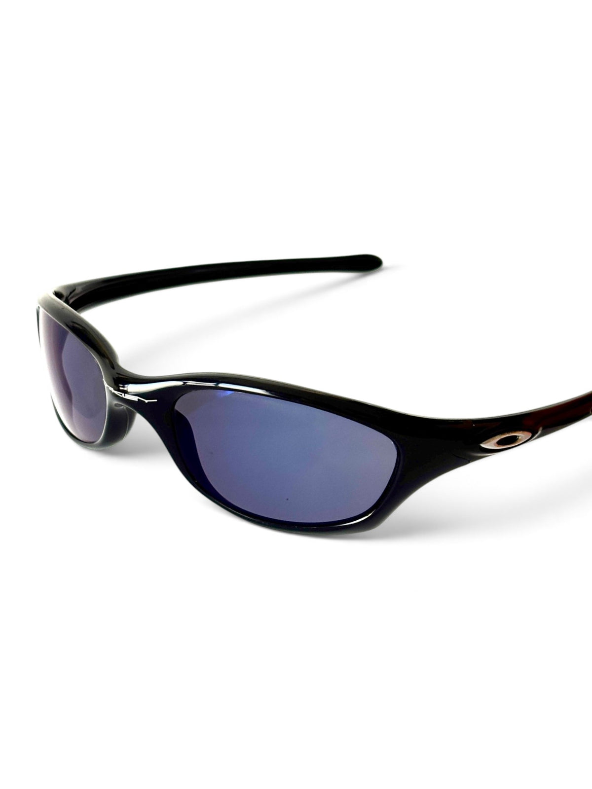2001 Oakley Fives 2.0 Polished Black / Ice Iridium Sunglasses - view 6