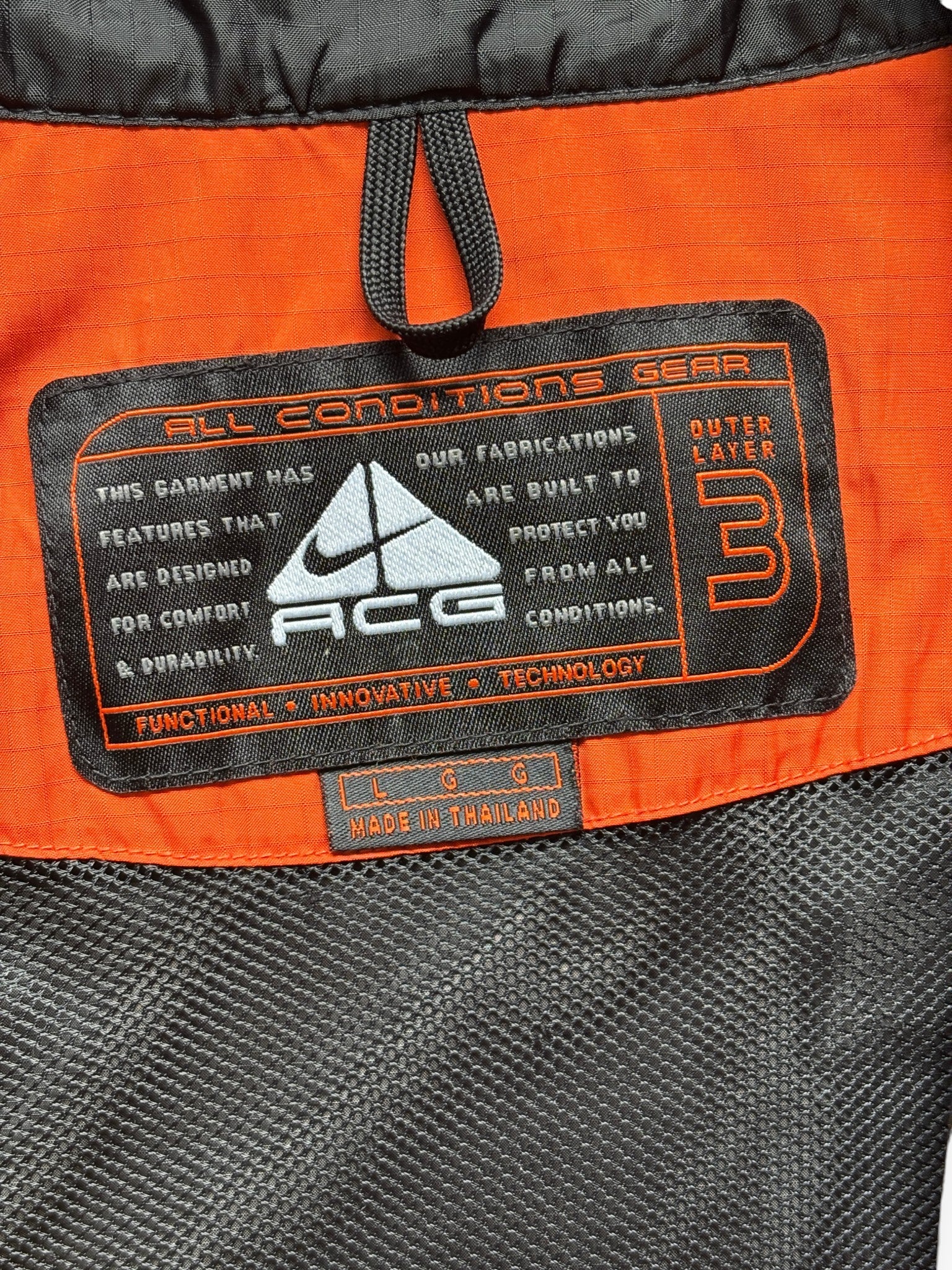 1998 Nike ACG "Outer Layer 3" Clima- Fit Packable Jacket (L)