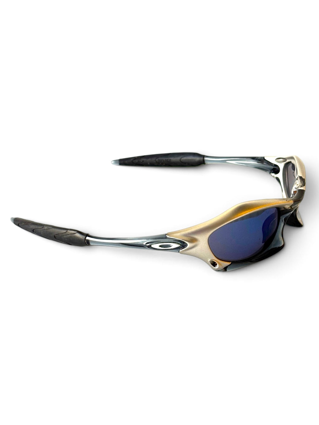 2003 Oakley Splice FMJ Crystal Black / Ice Iridium Sunglasses - view 4