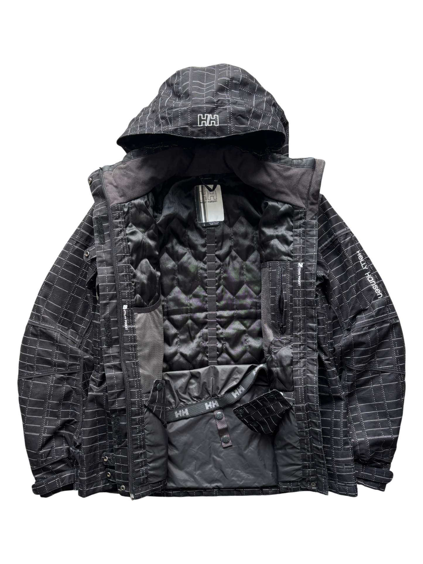 Early 2000's Helly Hansen All-Over Dotted Grid Jacket (M)