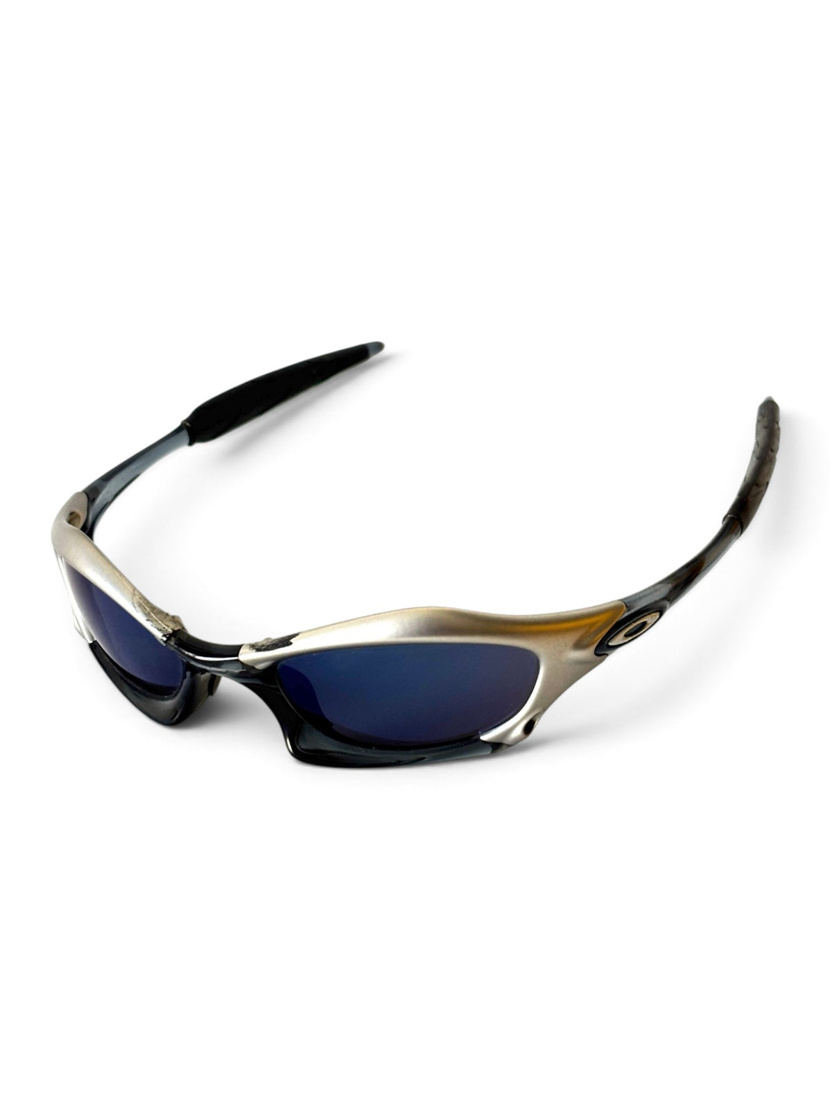 2003 Oakley Splice FMJ Crystal Black / Ice Iridium Sunglasses - view 6