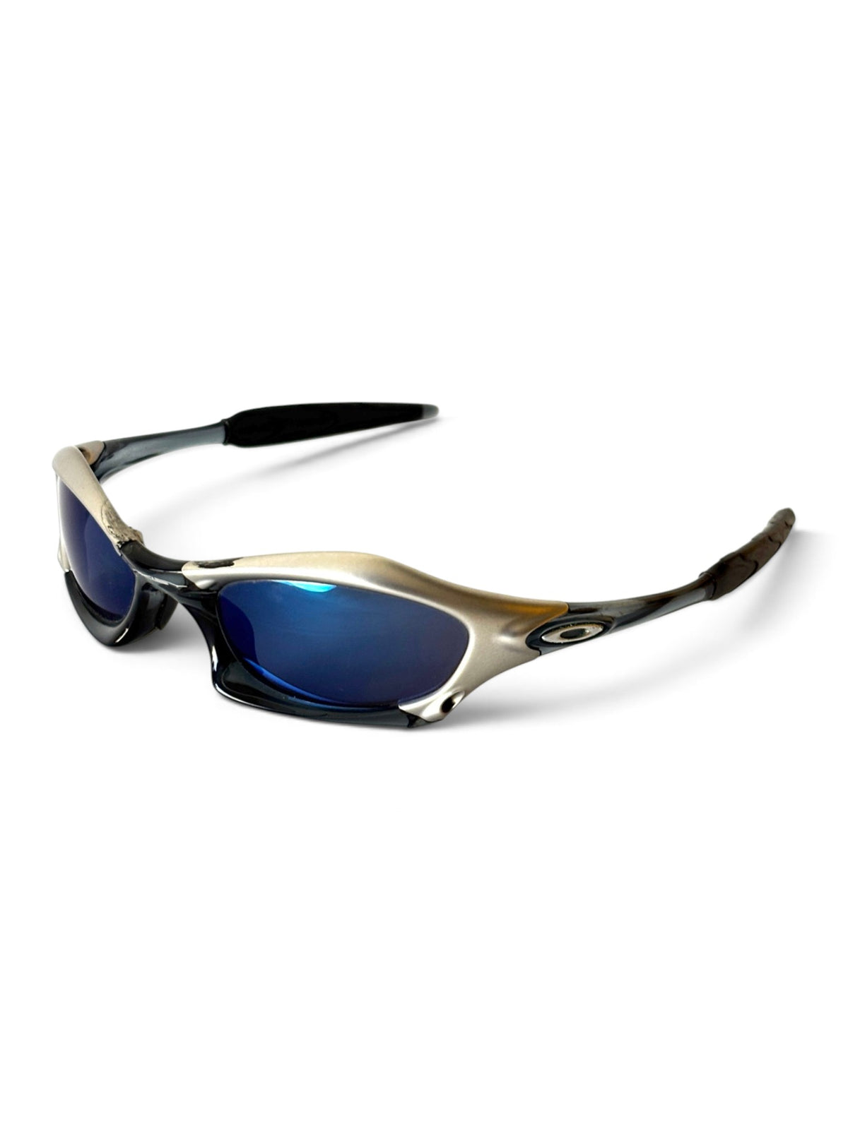 2003 Oakley Splice FMJ Crystal Black / Ice Iridium Sunglasses