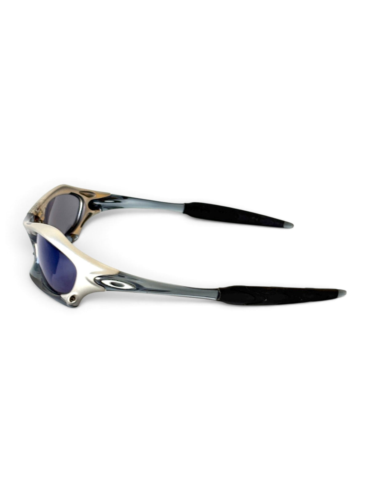 2003 Oakley Splice FMJ Crystal Black / Ice Iridium Sunglasses - view 7