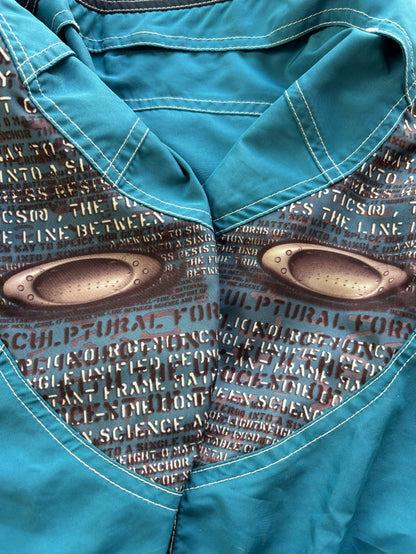 00'S OAKLEY ICON BLUE TRUNKS