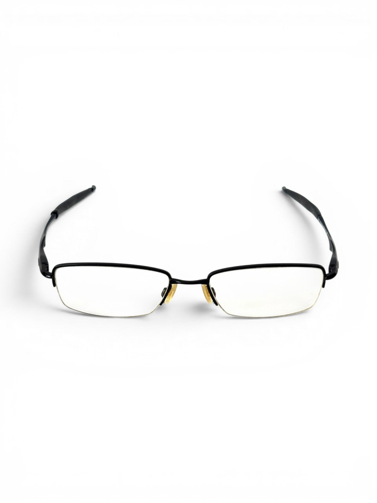 2008 Oakley Sculpt 6.0 Polished Black / Clear Rx Glasses