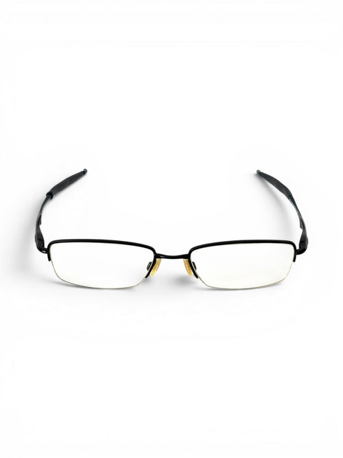 2008 Oakley Sculpt 6.0 Polished Black / Clear Rx Glasses