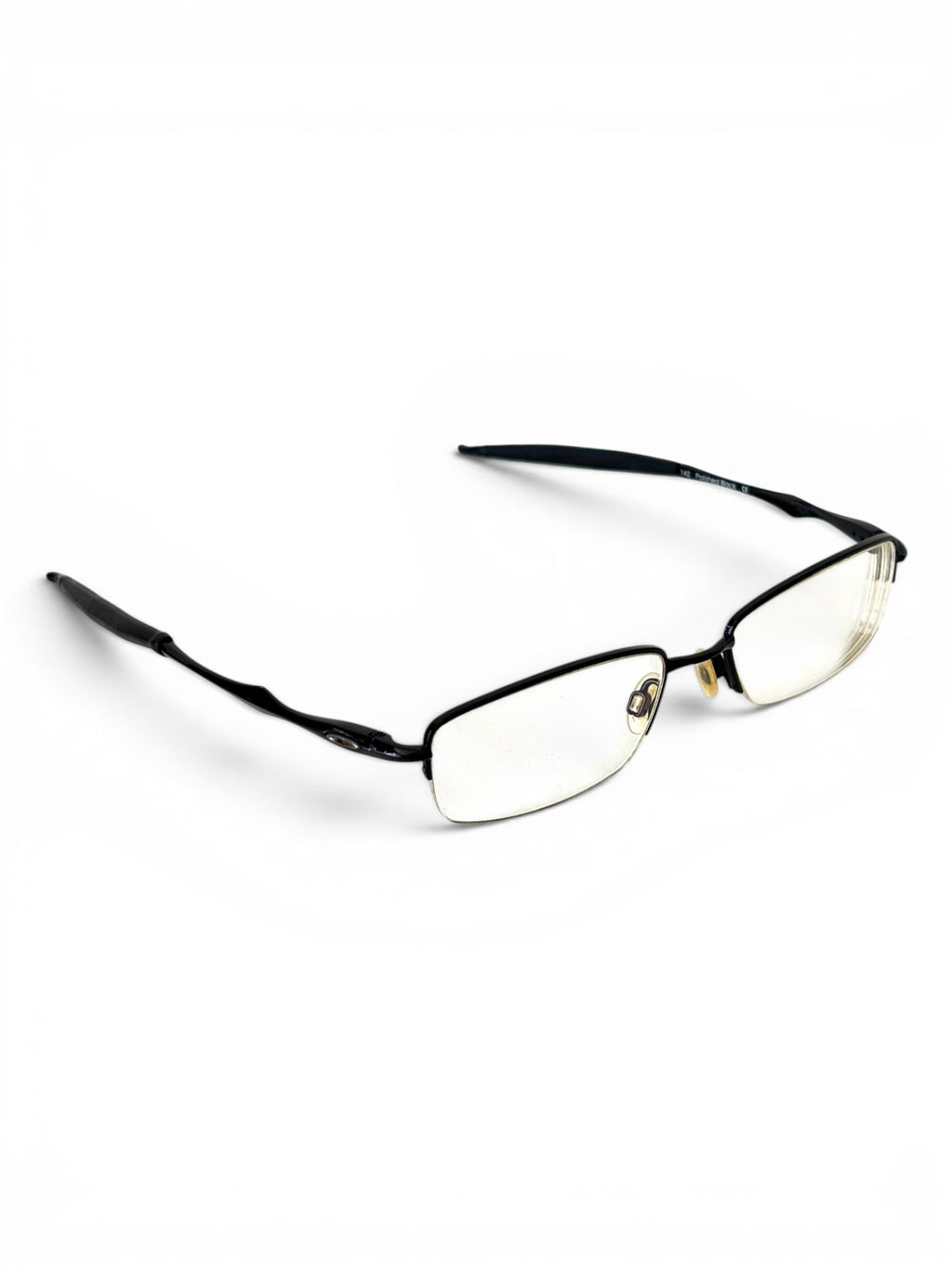 2008 Oakley Sculpt 6.0 Polished Black / Clear Rx Glasses