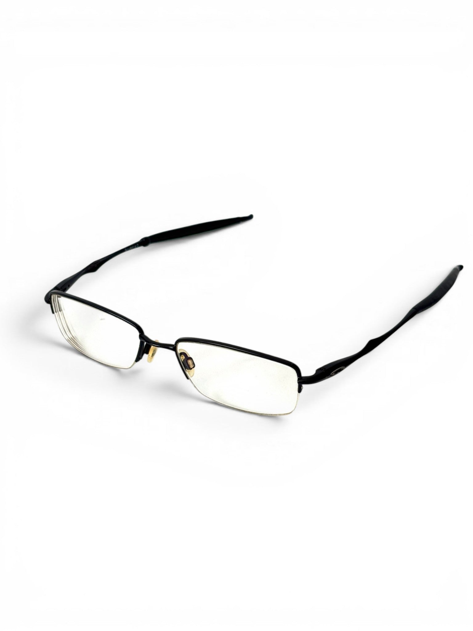 2008 Oakley Sculpt 6.0 Polished Black / Clear Rx Glasses