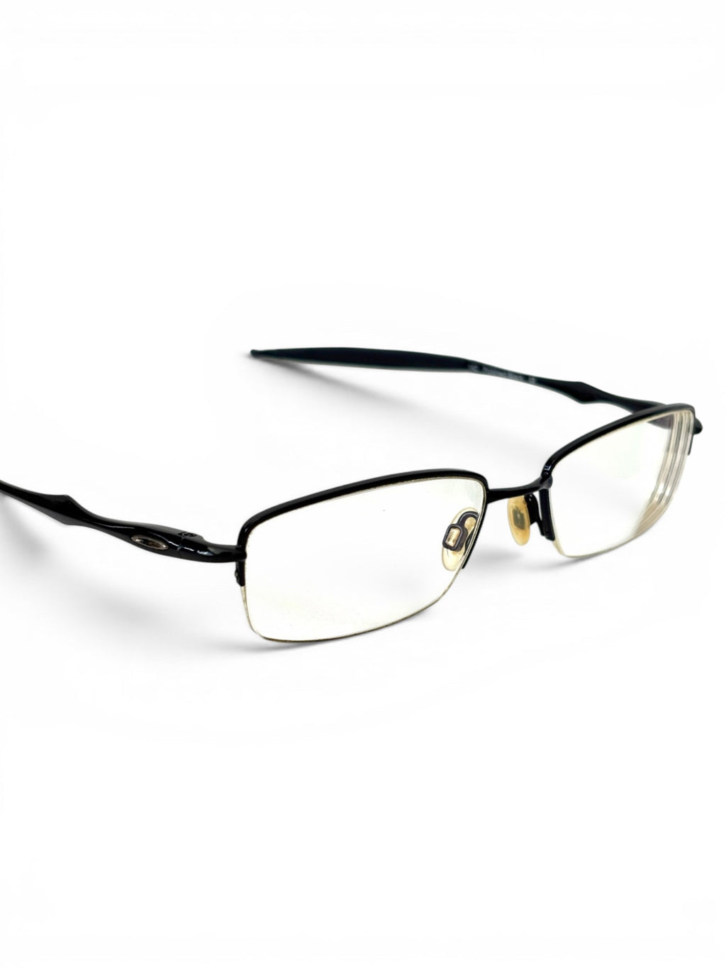2008 Oakley Sculpt 6.0 Polished Black / Clear Rx Glasses