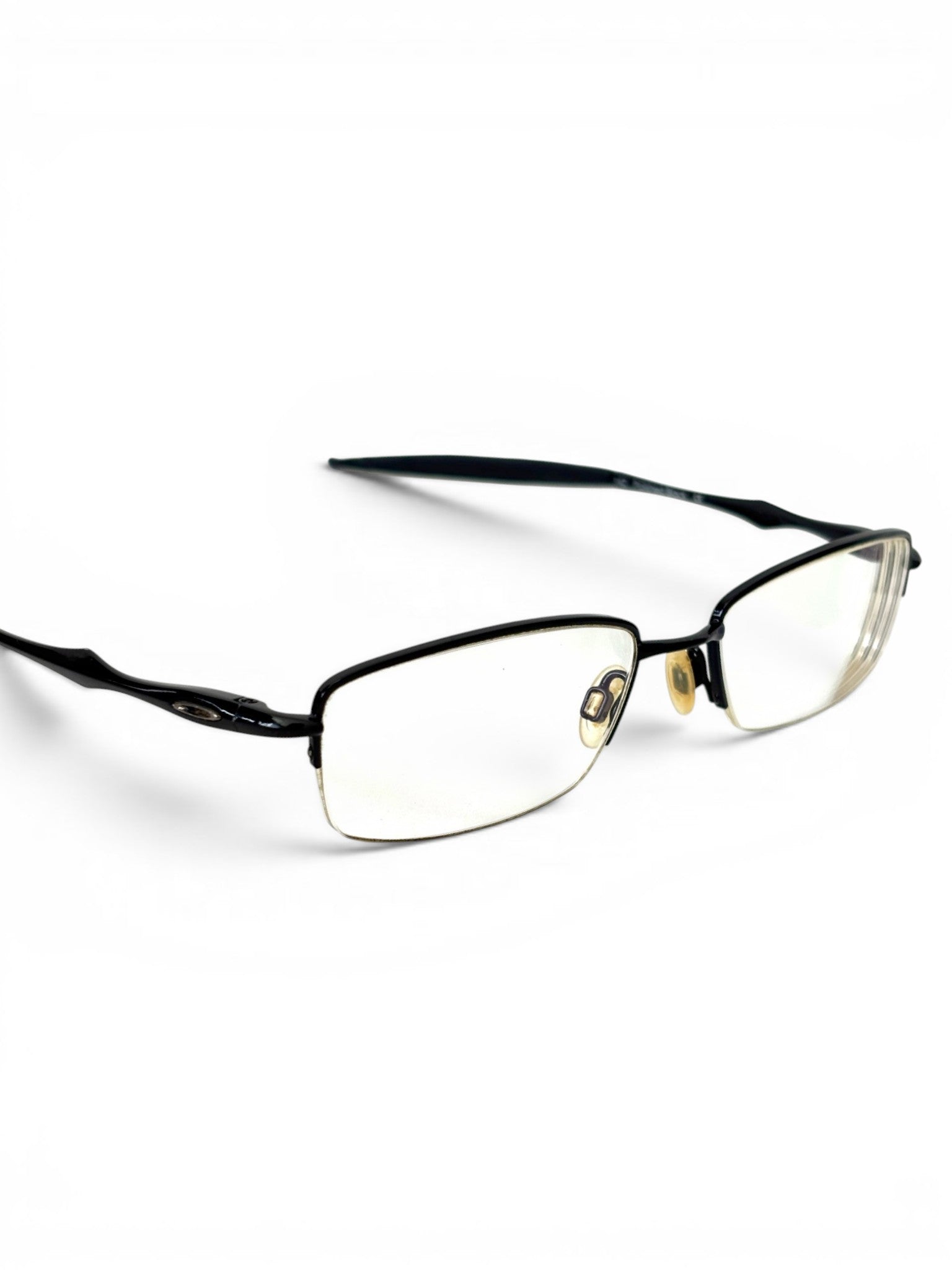 2008 Oakley Sculpt 6.0 Polished Black / Clear Rx Glasses