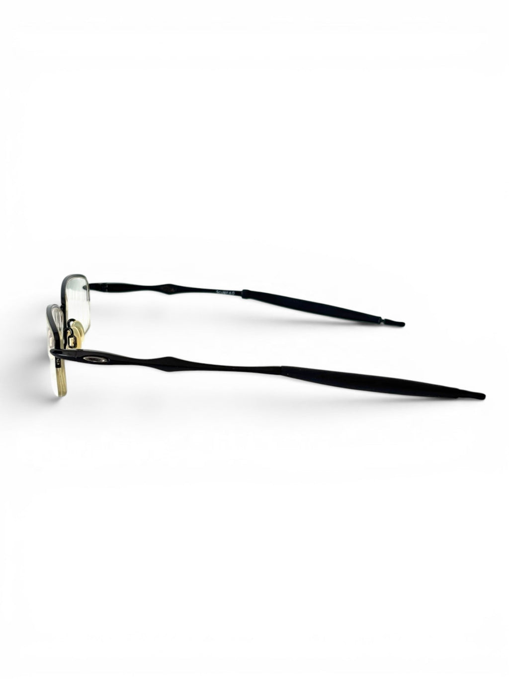 2008 Oakley Sculpt 6.0 Polished Black / Clear Rx Glasses