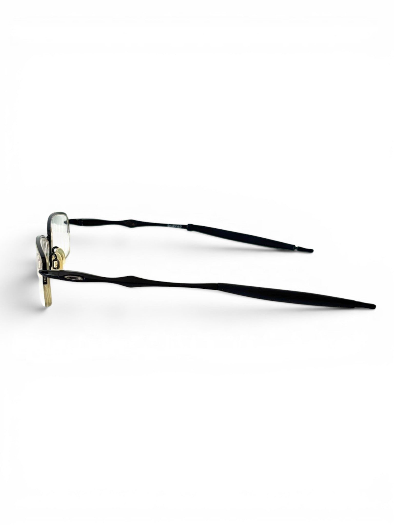 2008 Oakley Sculpt 6.0 Polished Black / Clear Rx Glasses