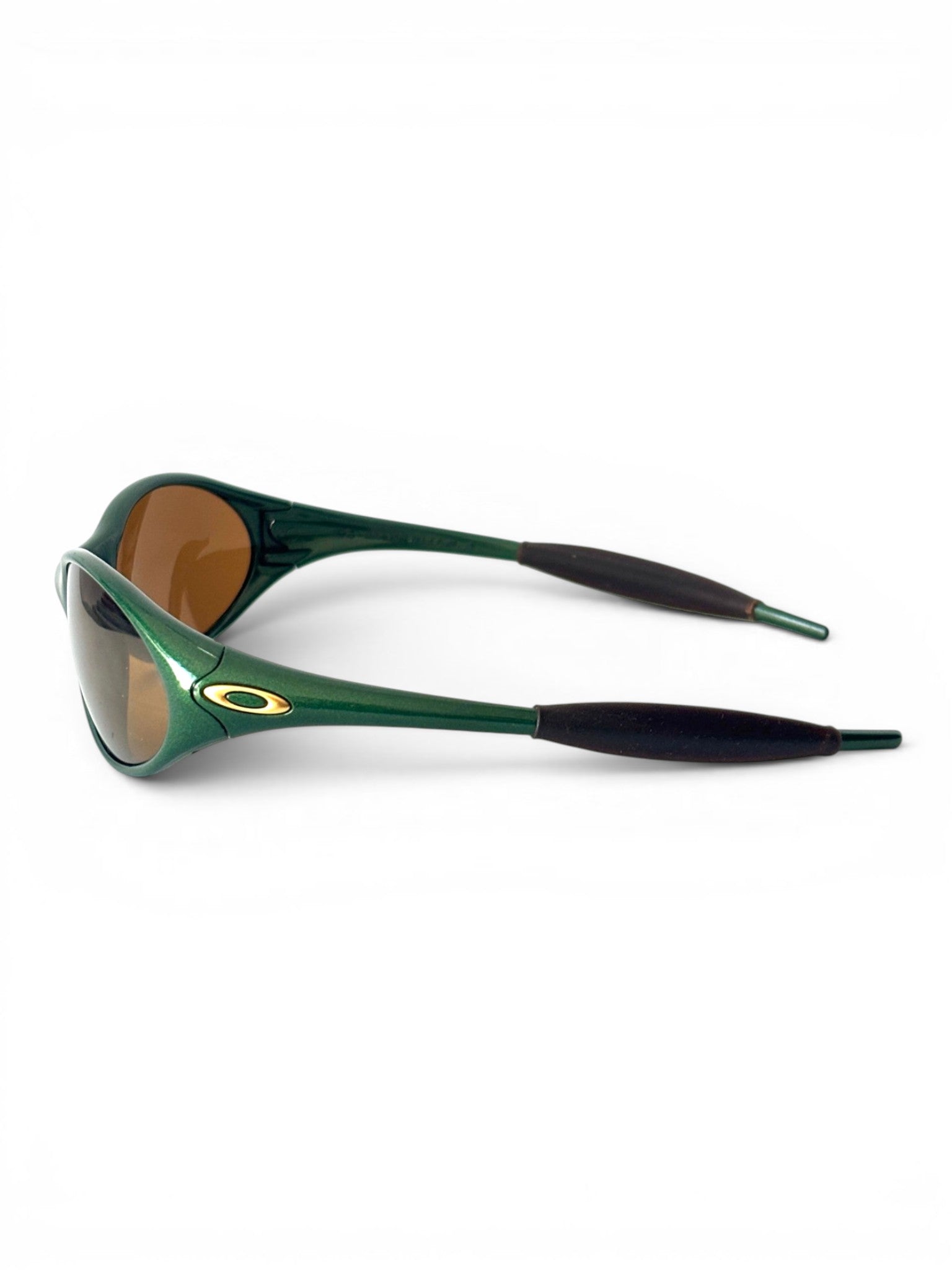 1999 Oakley Eye Jacket Moss / Gold Iridium Sunglasses