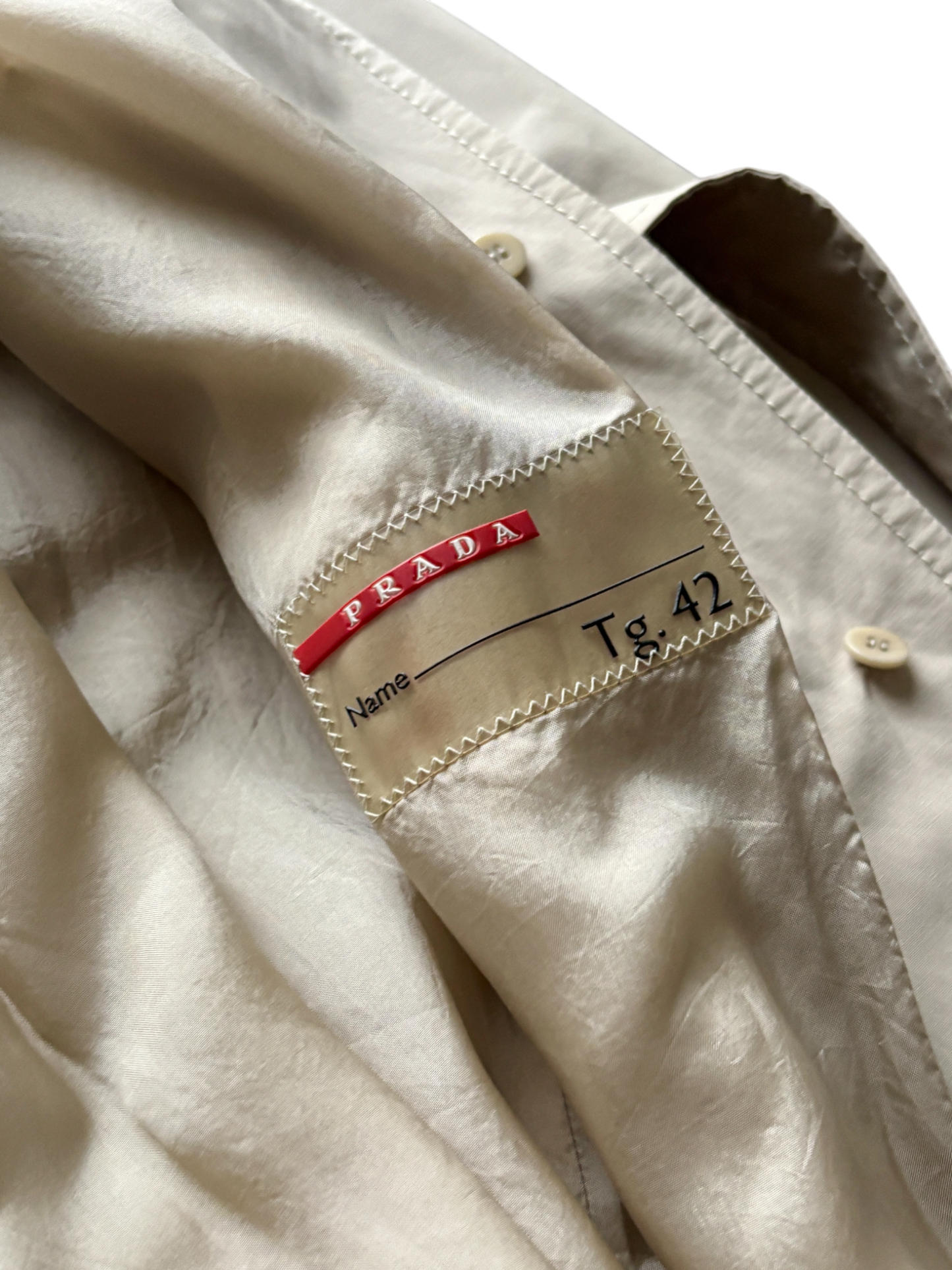 Early 2000's Prada Sport Women's Trench Coat Jacket (M)